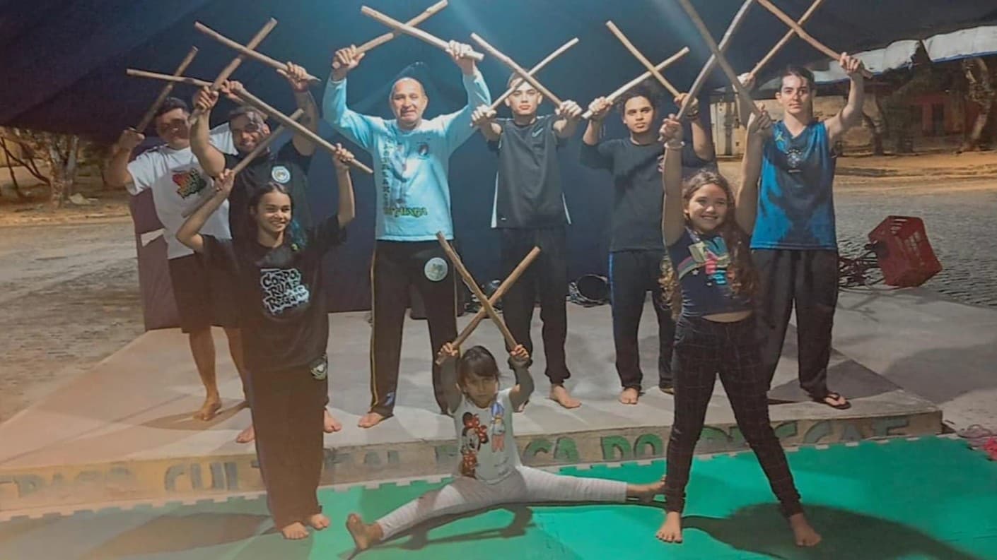 Apresentação de capoeira