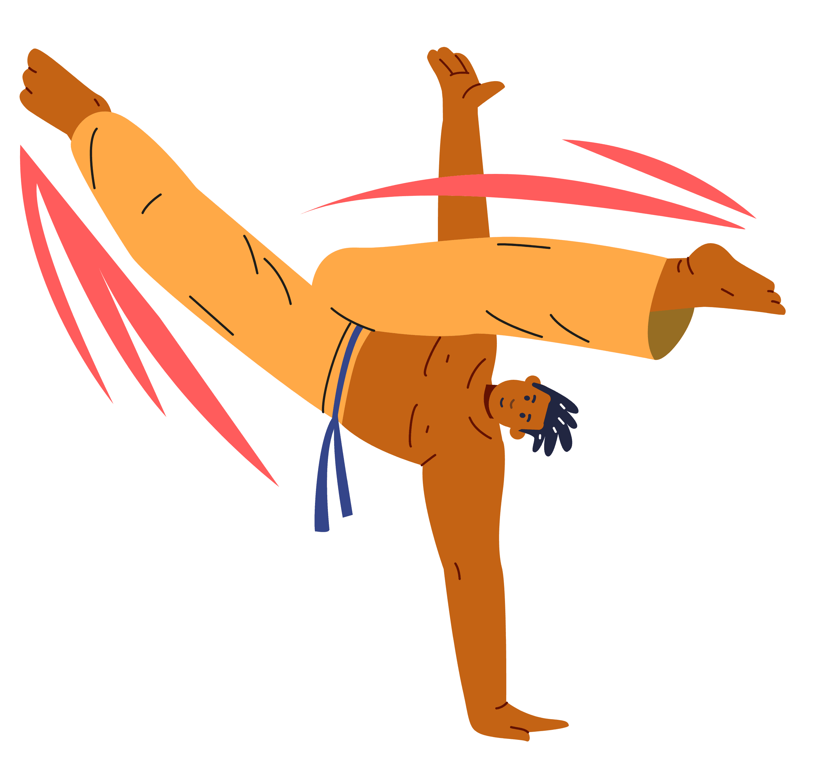 Desenho capoeira